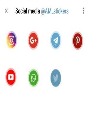 social media animated icons