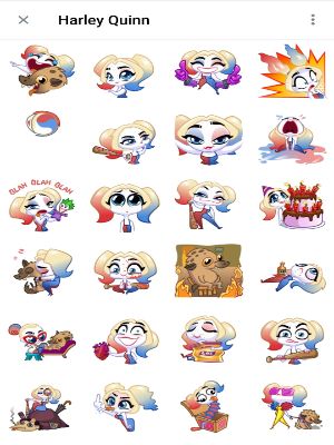 Harley Quinn Telegram Animated Sticker pack