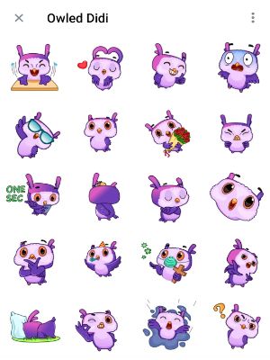 Owled Didi Telegram Animated Sticker pack