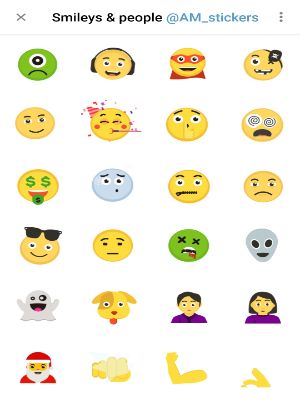 Smileys & People Telegram Animated Sticker pack