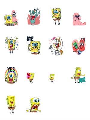 SpongeBob Telegram Animated Sticker pack