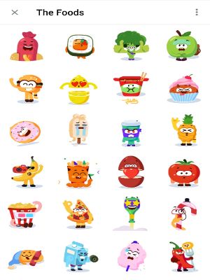 The Foods  Telegram  Animated Sticker  pack