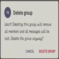 How to delete/destroy Telegram Group (with screenshots)