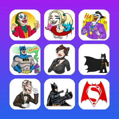 Batman Telegram Stickers