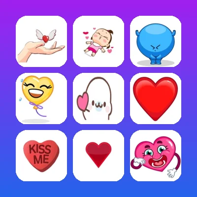 Heart Telegram Stickers