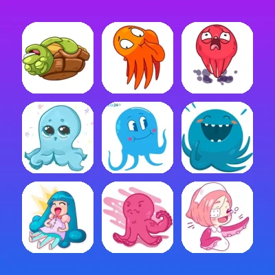 Octopus Telegram Stickers