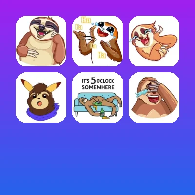 Sloth Telegram Stickers