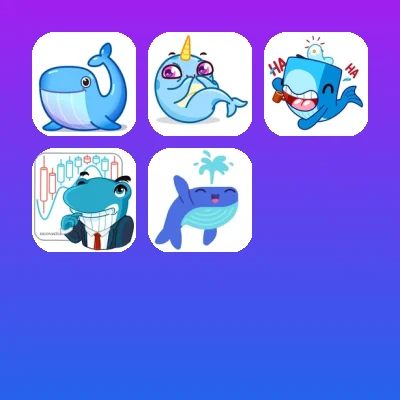 Whale Telegram Stickers