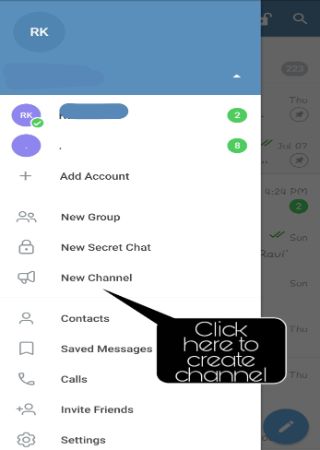 How to create Telegram channel