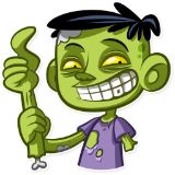 174 Zombie Telegram stickers