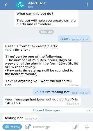 Alert Bot preview 2