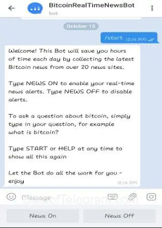 BitcoinRealTimeNewsBot preview 2