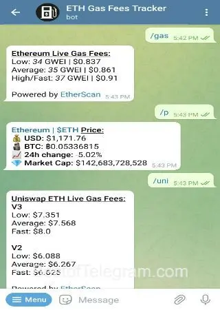 ETH Gas Fees Tracker preview 2