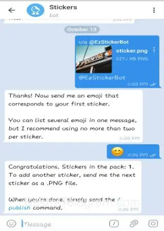 EZ Sticker Bot preview 3