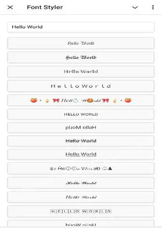 Font Styler preview 2