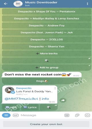 MM77musicBot bot step 3