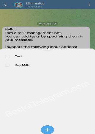 MinimaistBot bot step 2