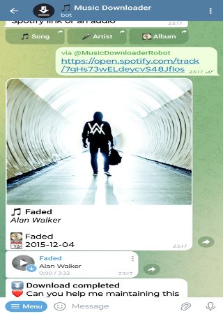 MusicDownloaderRobot bot step 3