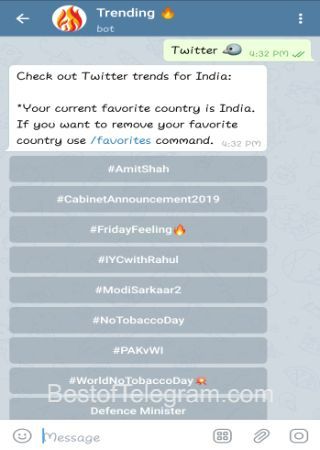 NowTrendingBot step 3