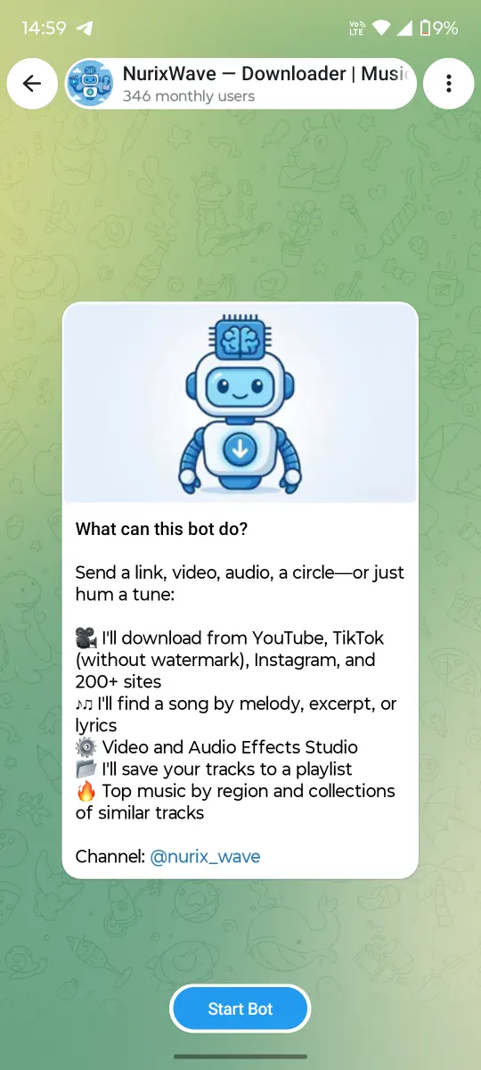 NurixWave — Downloader | Music Finder | Media files preview 1