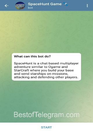 SpaceHuntBot bot step 1