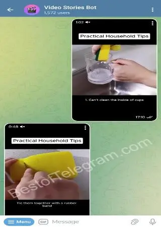 Video Stories Bot preview 2