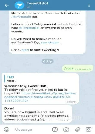 TweetItBot preview 2