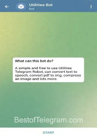 Utilities Bot preview 1