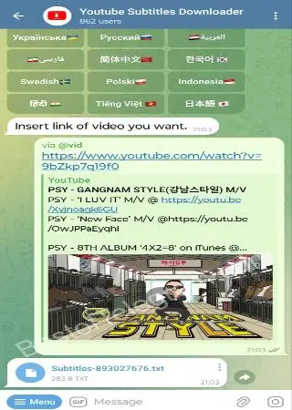 Youtube Subtitles Downloader preview 2