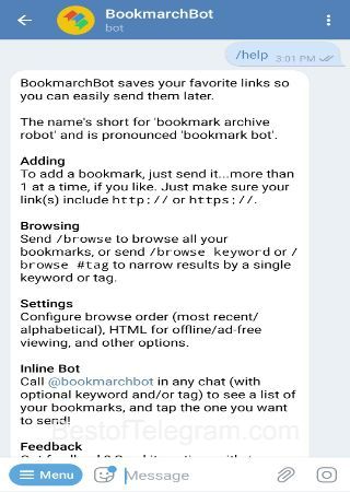 bookmarchbot step 2