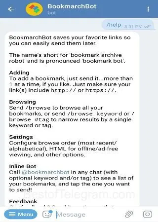 BookmarchBot preview 2