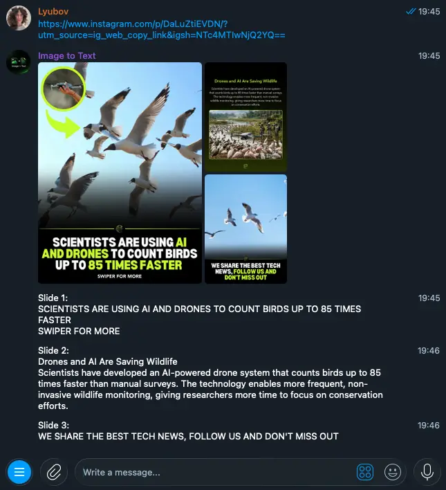 Image to Text preview 2