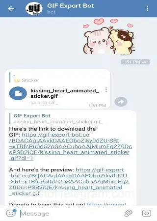 GIF Export Bot preview 2