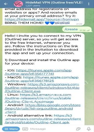 HideMail VPN preview 2