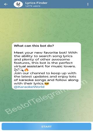 lyricfindrobot step 1