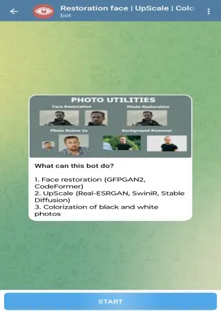 Restoration face | UpScale | Colorization preview 1