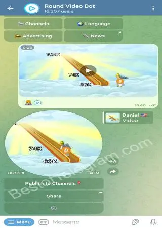 Round Video Bot preview 2