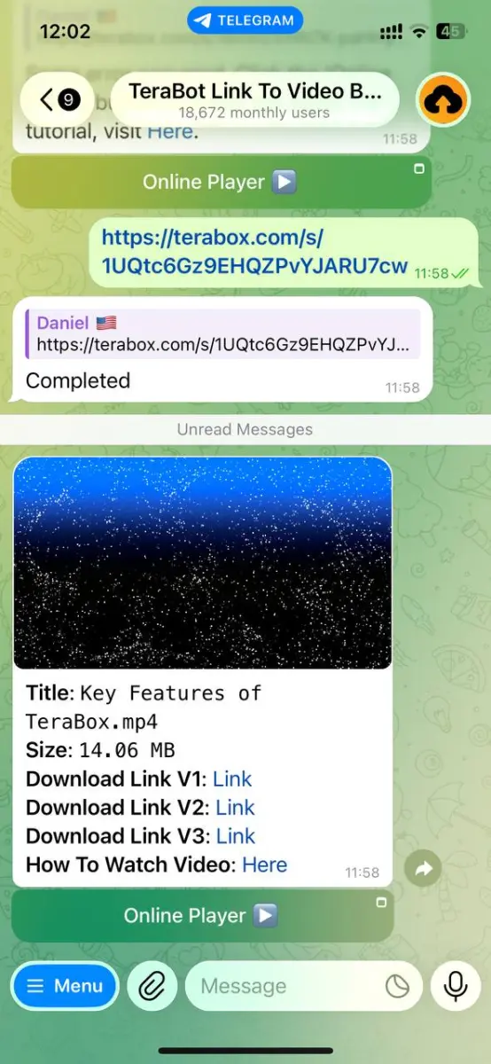 Terabot Video Downloader preview 1