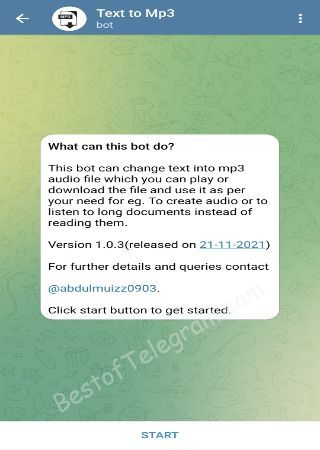 telegram bot mp3 to text