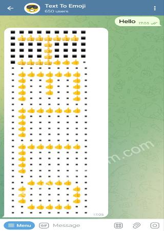 textojibot bot step 3