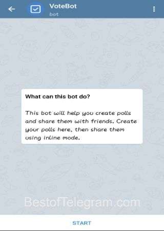 VoteBot Telegram Bot