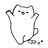 White Cat Animated Telegram Animated Sticker pack