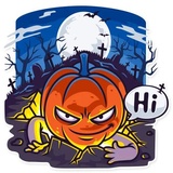 Halloween Ghost Telegram Sticker pack