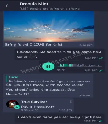 Dracula Mint preview