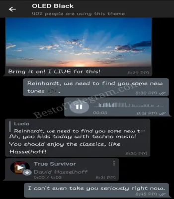 OLED black preview